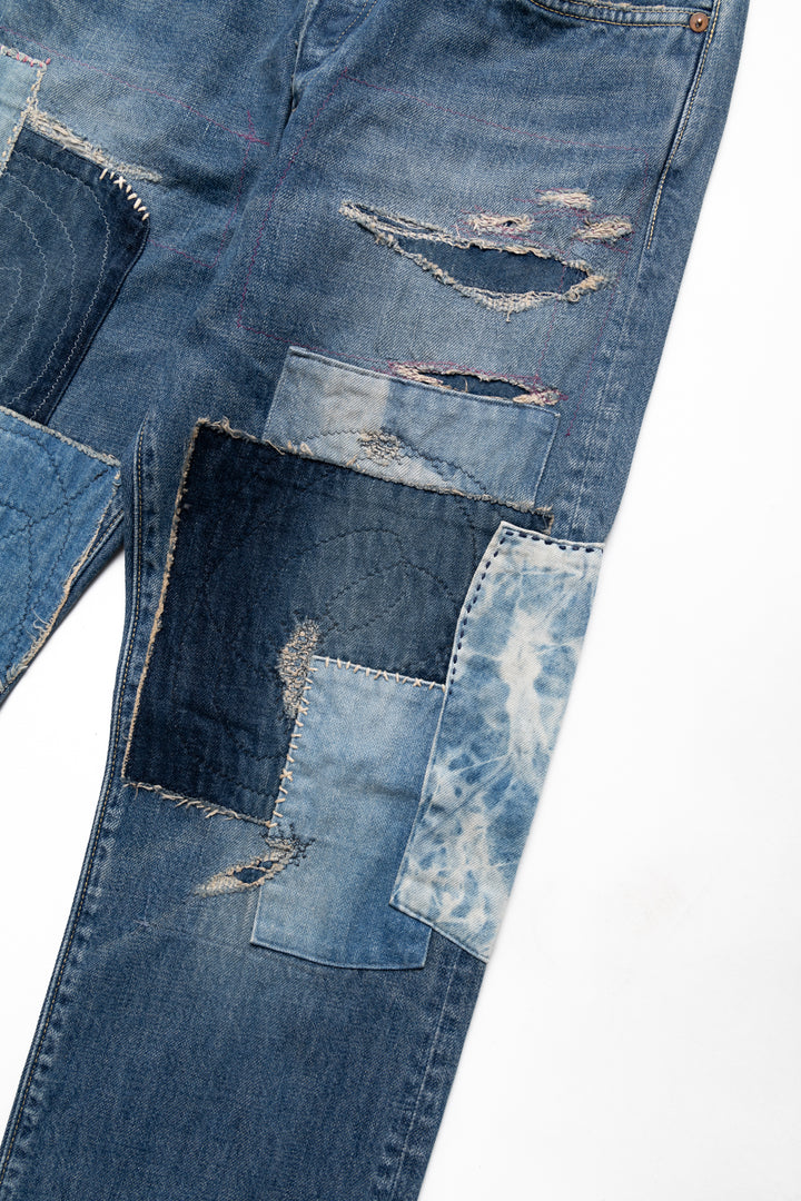 Kapital 14oz Denim 5P MONKEY CISCO (DIXIE Remake) – BLUE IN Kapital 14oz Denim 5P MONKEY CISCO (DIXIE Remake) – BLUE IN