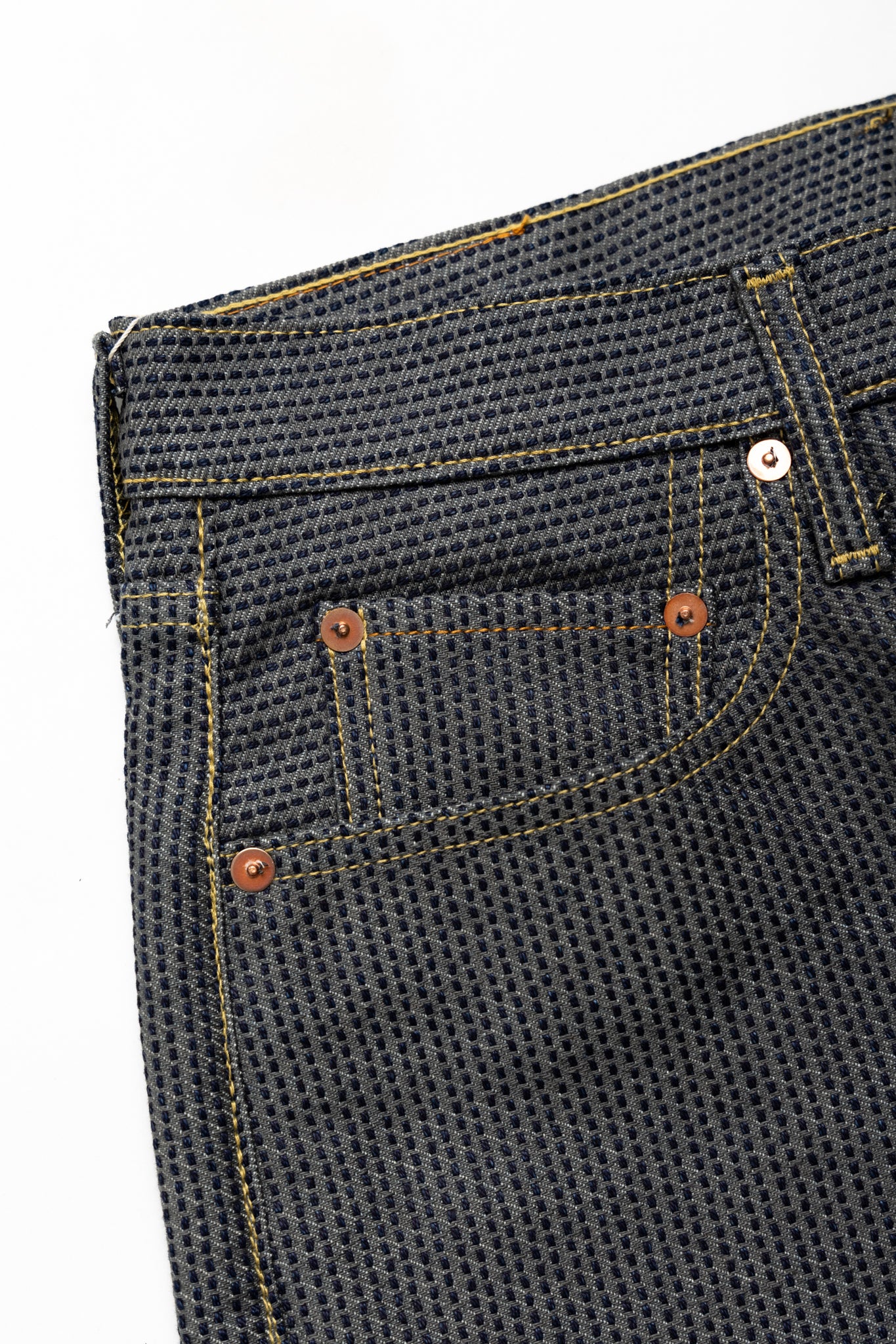 Kapital Century Denim 5P MONKEY CISCO- Sumi – BLUE IN GREEN SOHO