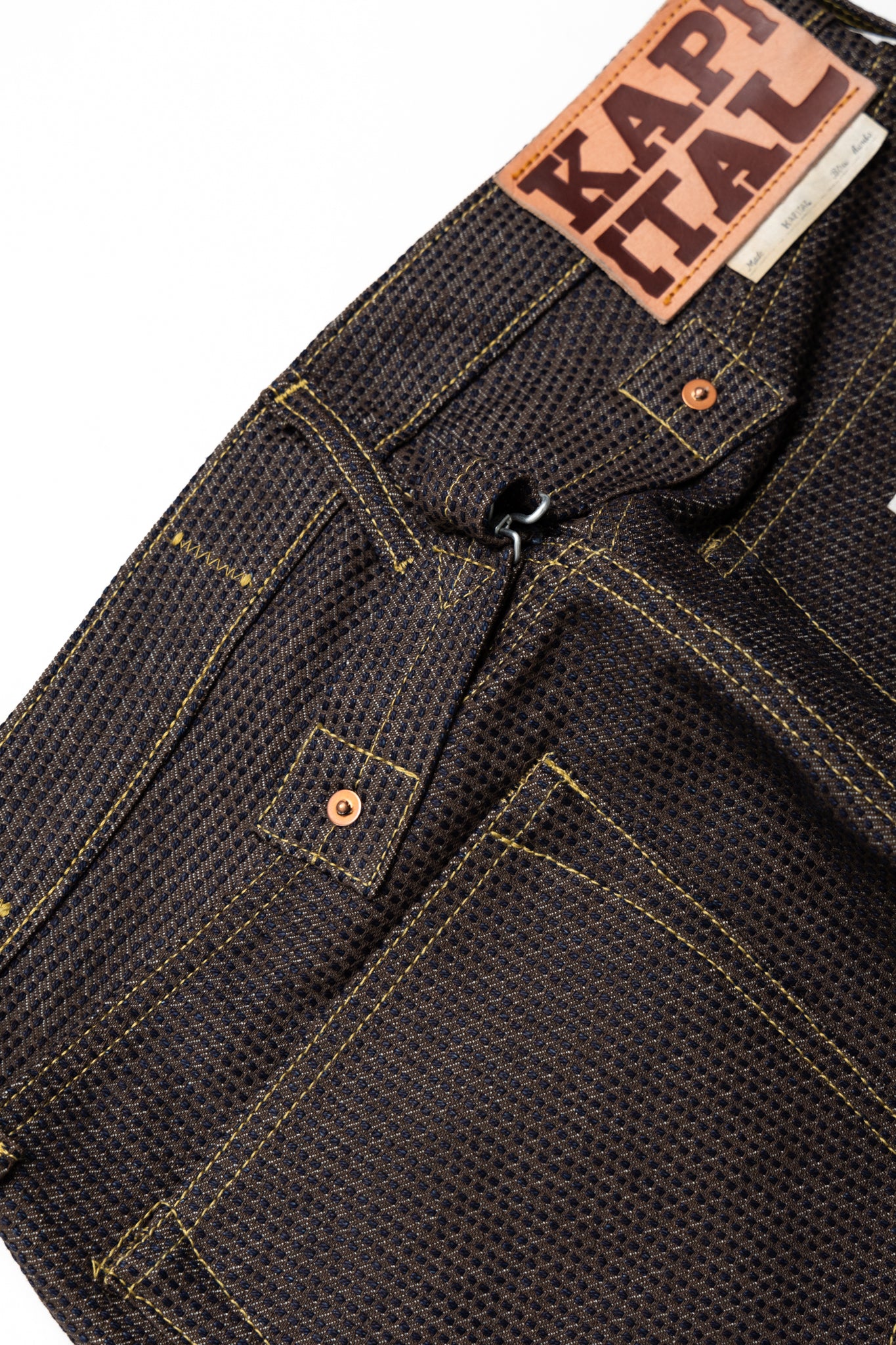 Kapital Century Denim 5P MONKEY CISCO- Kakishibu – BLUE IN