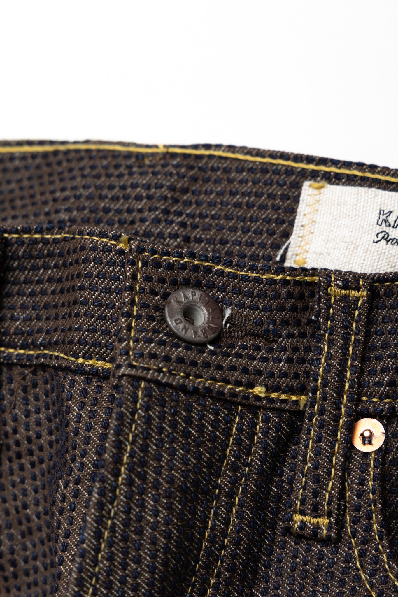 Kapital Century Denim 5P MONKEY CISCO- Kakishibu – BLUE IN