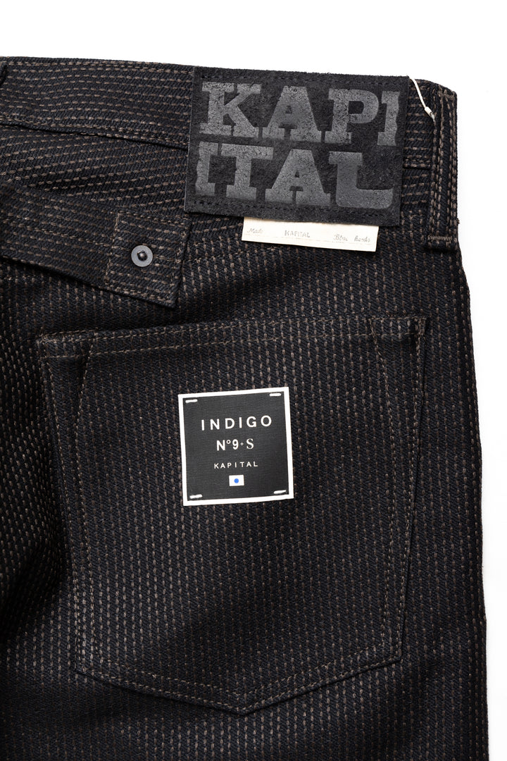 Kapital Century Denim No.9 5P MONKEY CISCO Mud – BLUE IN GREEN SOHO
