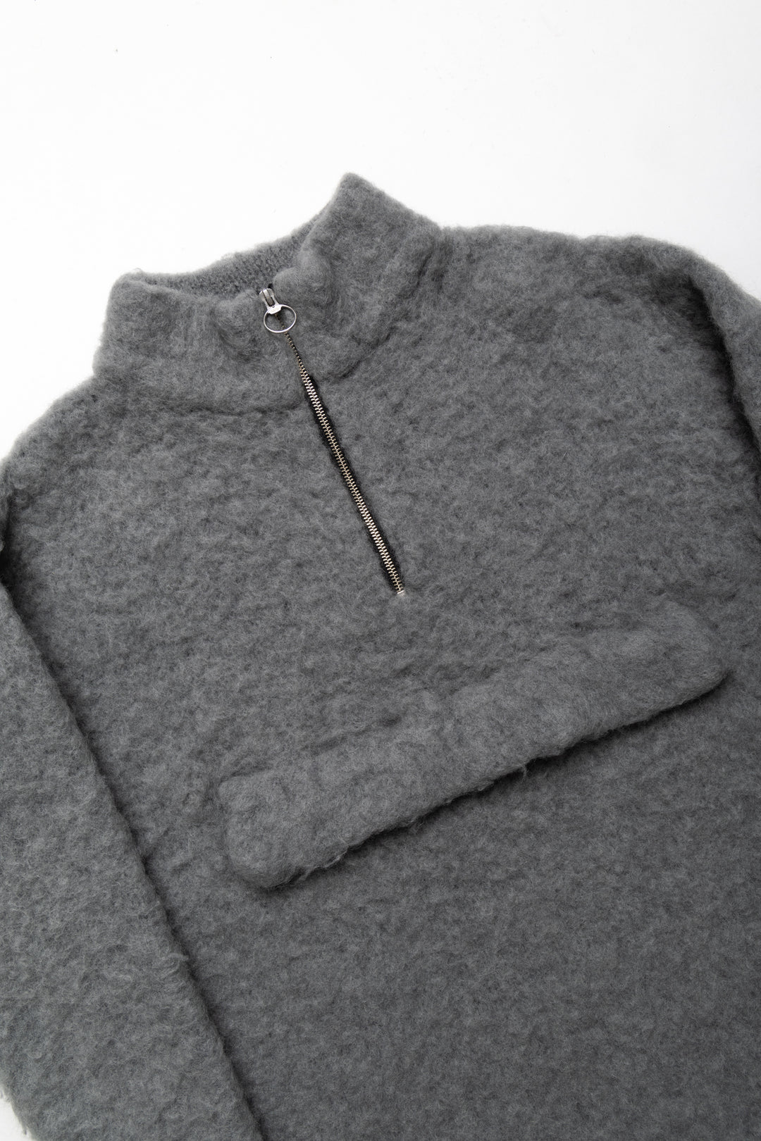Kapital 5G Mohair Half ZIP Anorak - Grey – BLUE IN GREEN SOHO