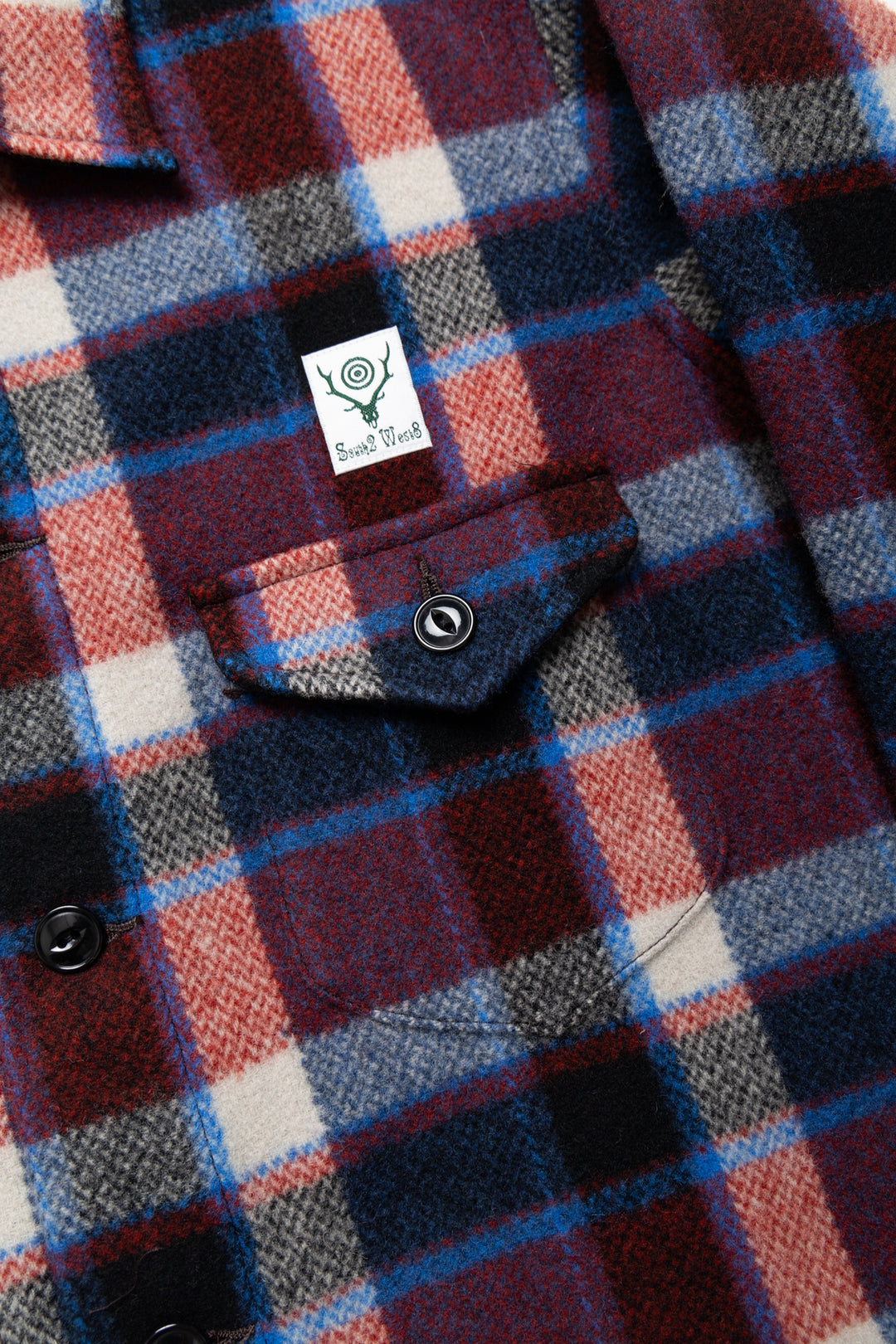 【South2 West8/サウスツーウエストエイト】シャツ Smokey Shirt PE/C Twill PU499