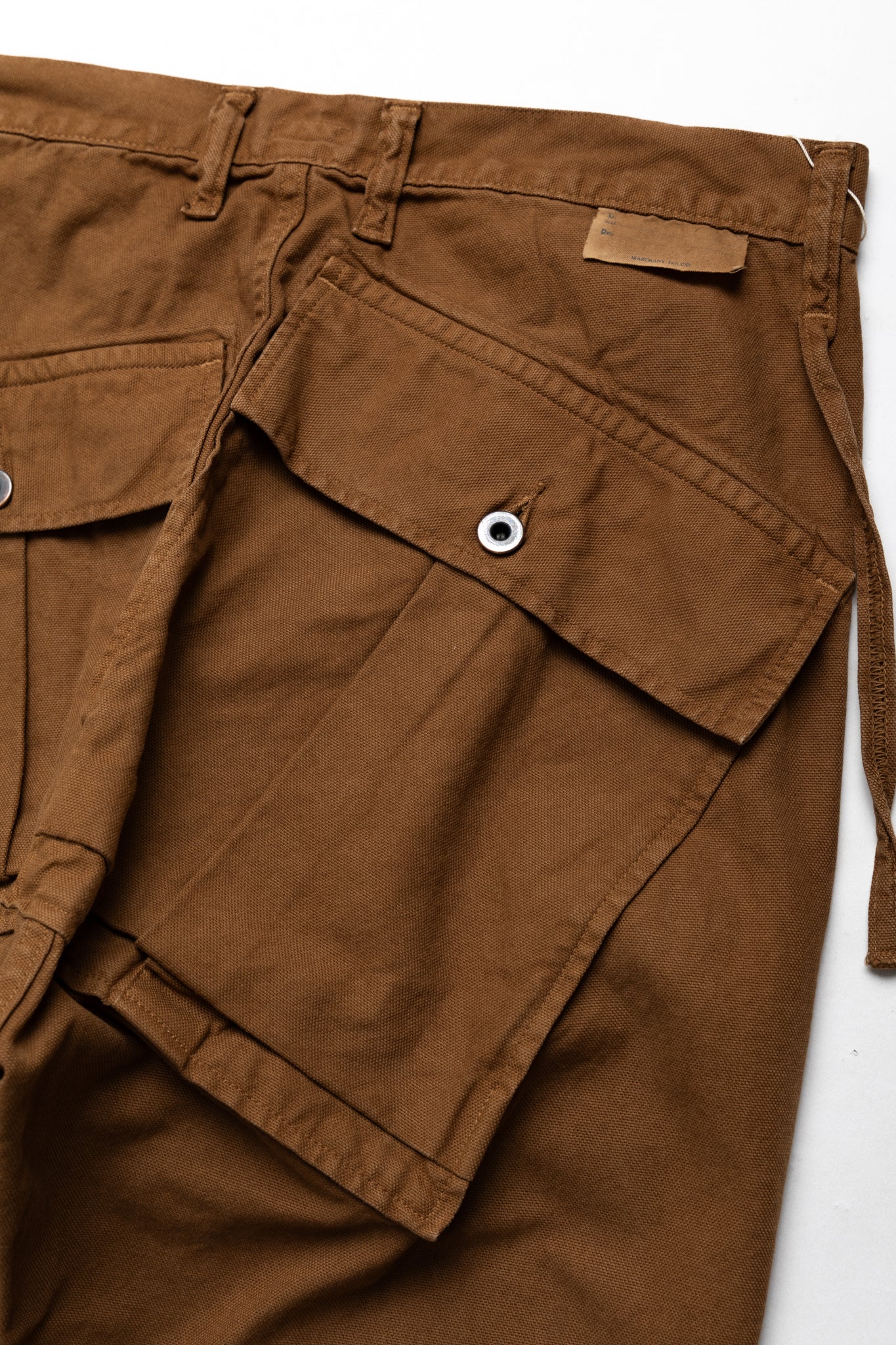 Light Canvas RINGOMAN Cargo Pants - Gold