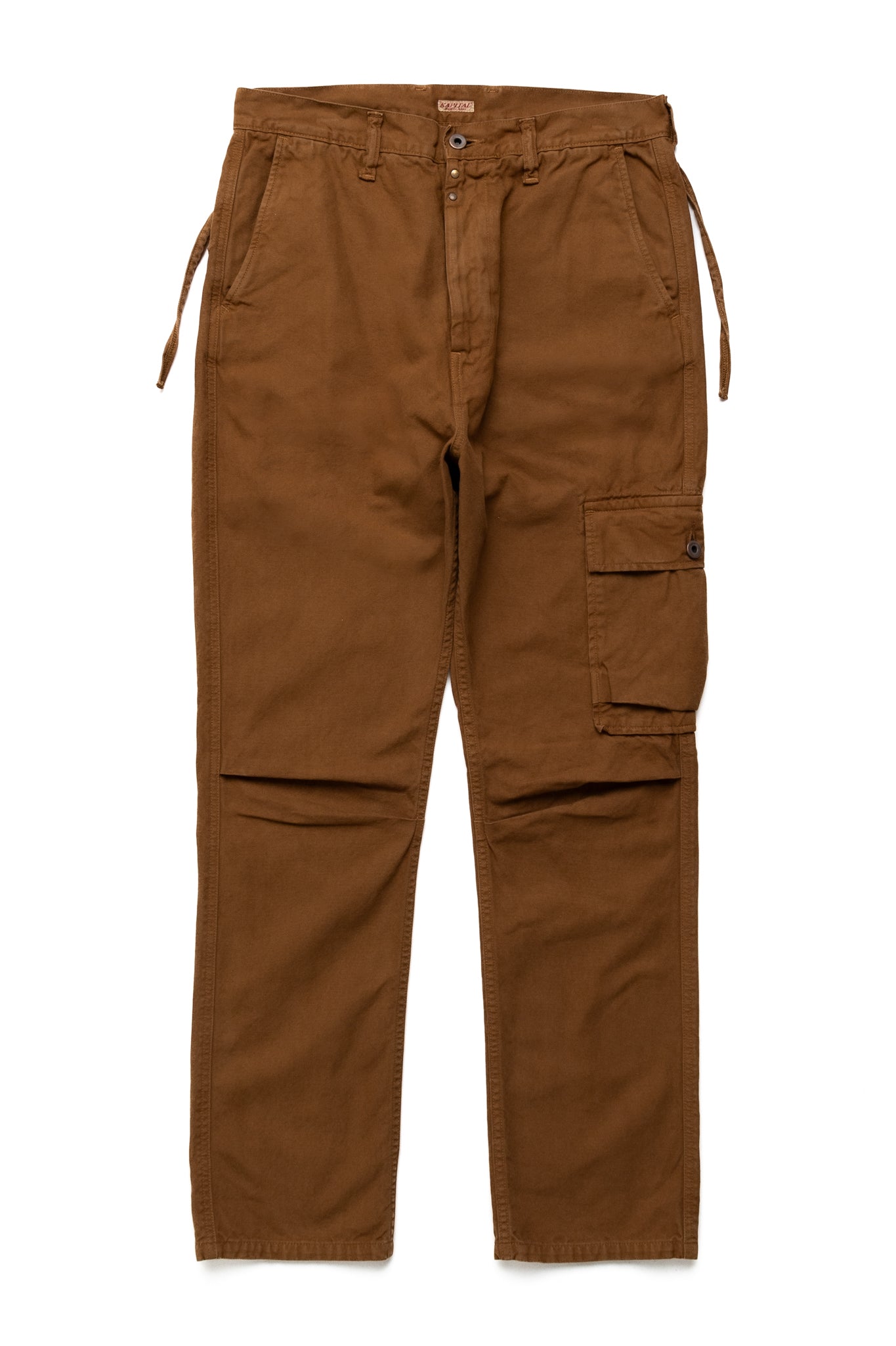 Light Canvas RINGOMAN Cargo Pants - Gold