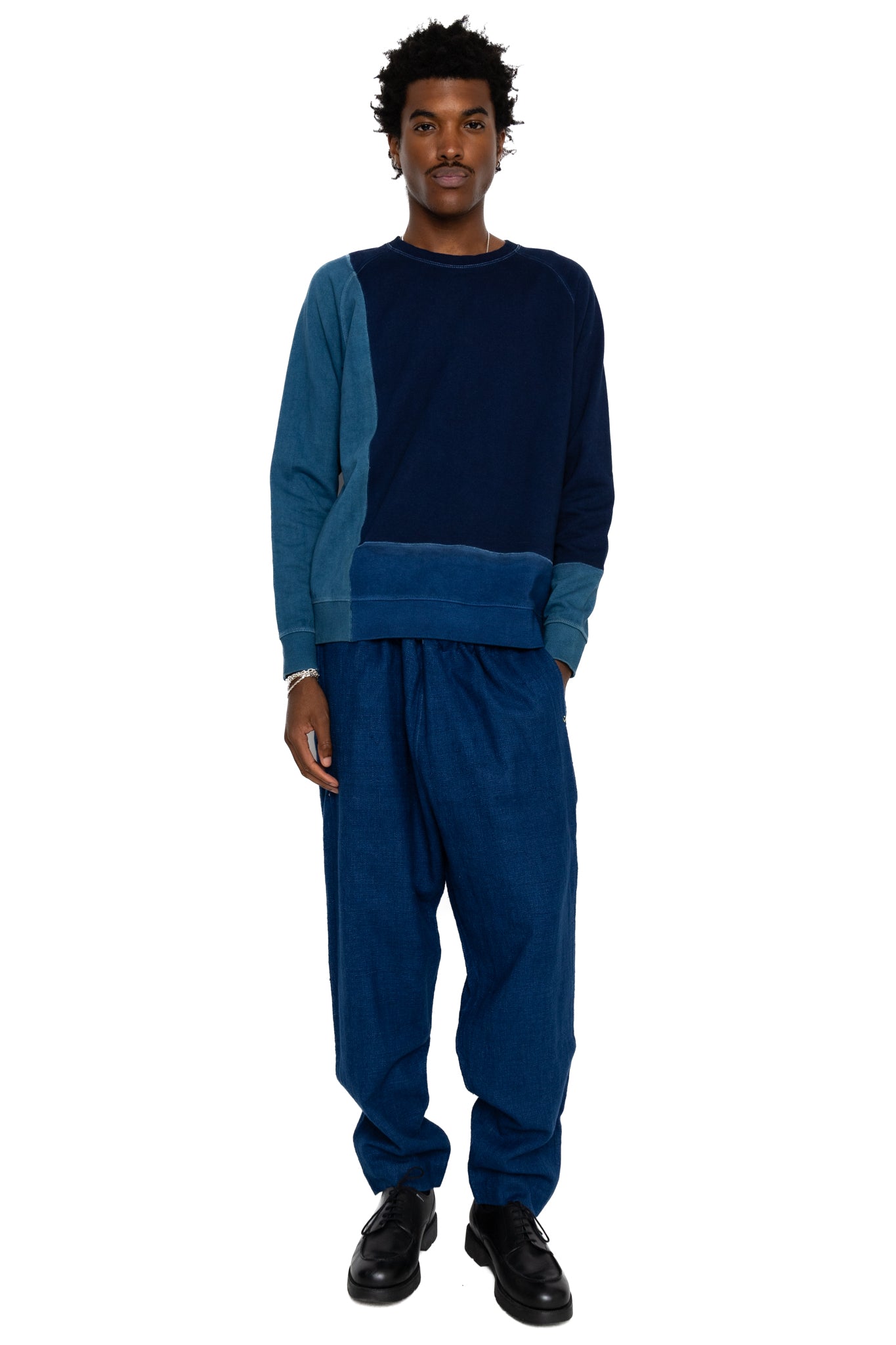 String Pants - Medium Indigo