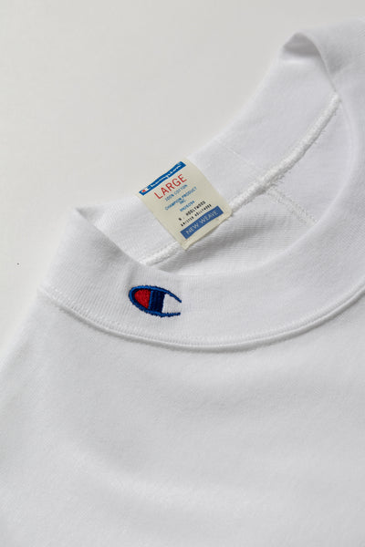 N. HOOLYWOOD x Champion Crewneck Long Sleeve T - White
