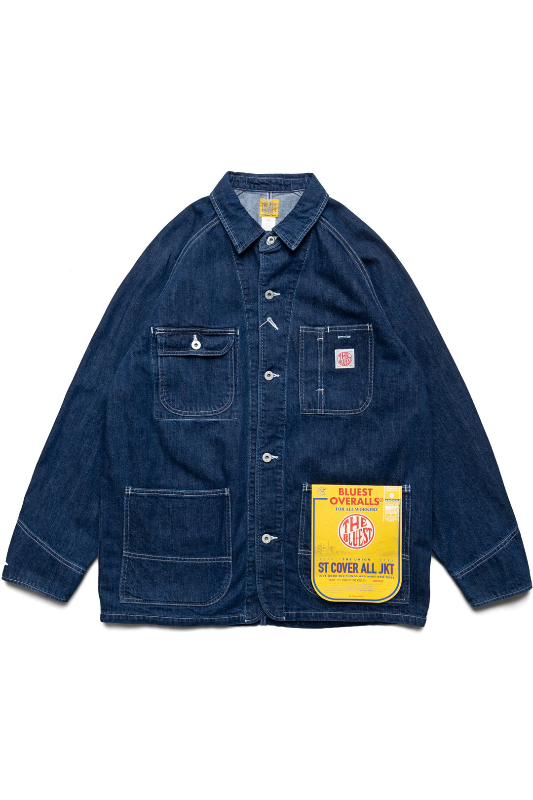 THE UNION / THE BLUEST OVERALLS ST Coverall JKT – BLUE IN GREEN SOHO