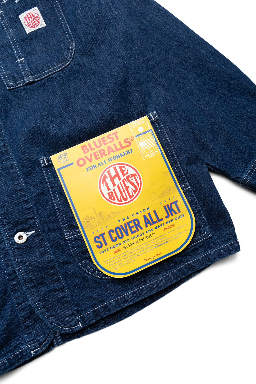 THE UNION / THE BLUEST OVERALLS ST Coverall JKT – BLUE IN GREEN SOHO