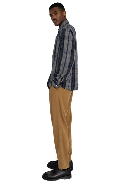 Round Tail Over Shirt - Grey