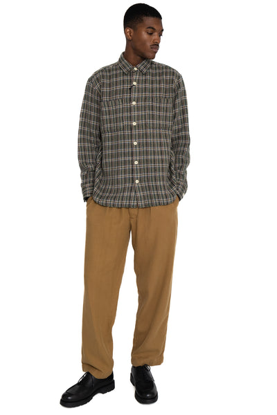 Round Tail Over Shirt - Beige