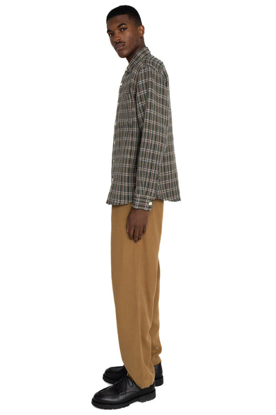 Round Tail Over Shirt - Beige