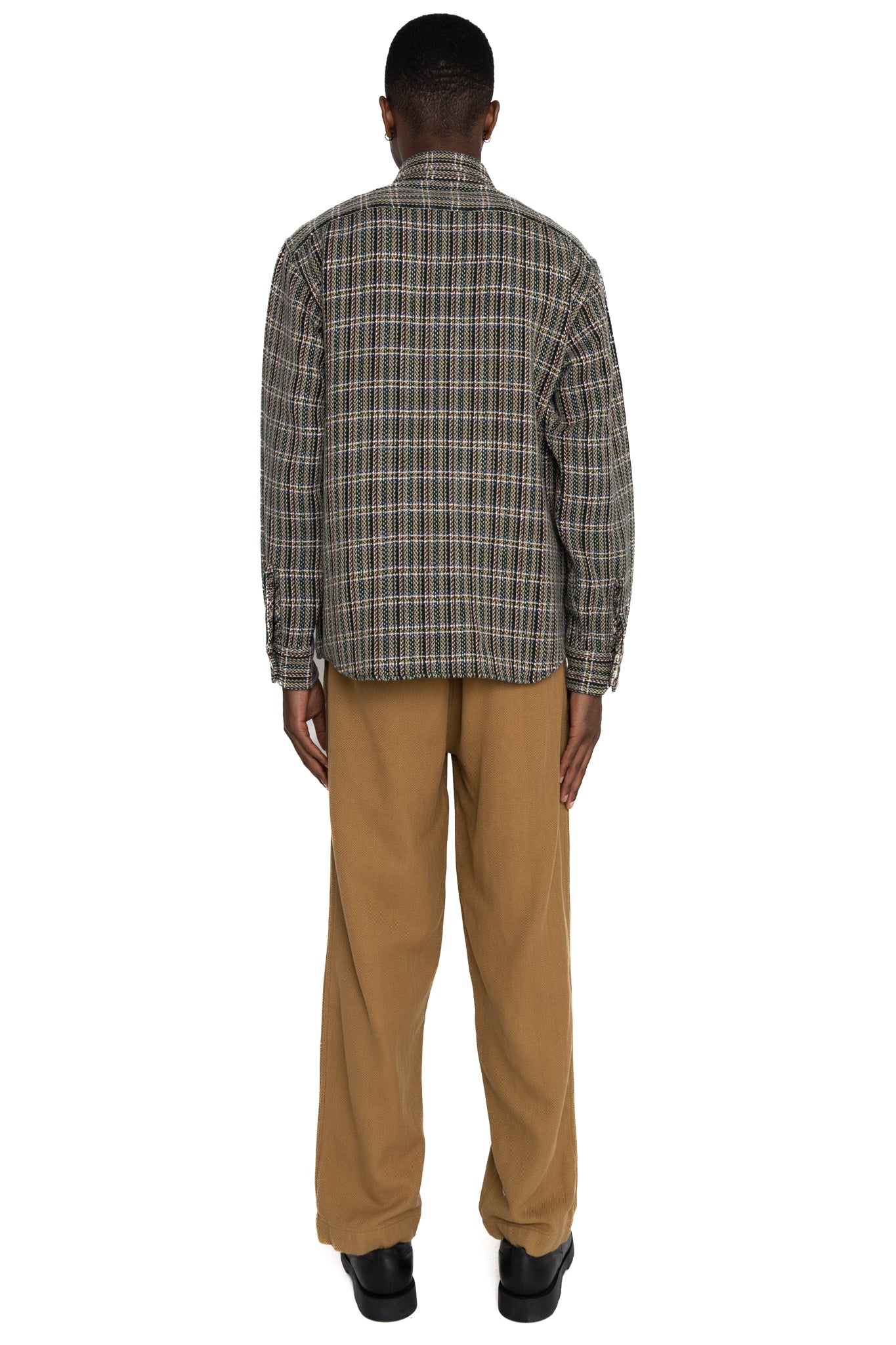Round Tail Over Shirt - Beige