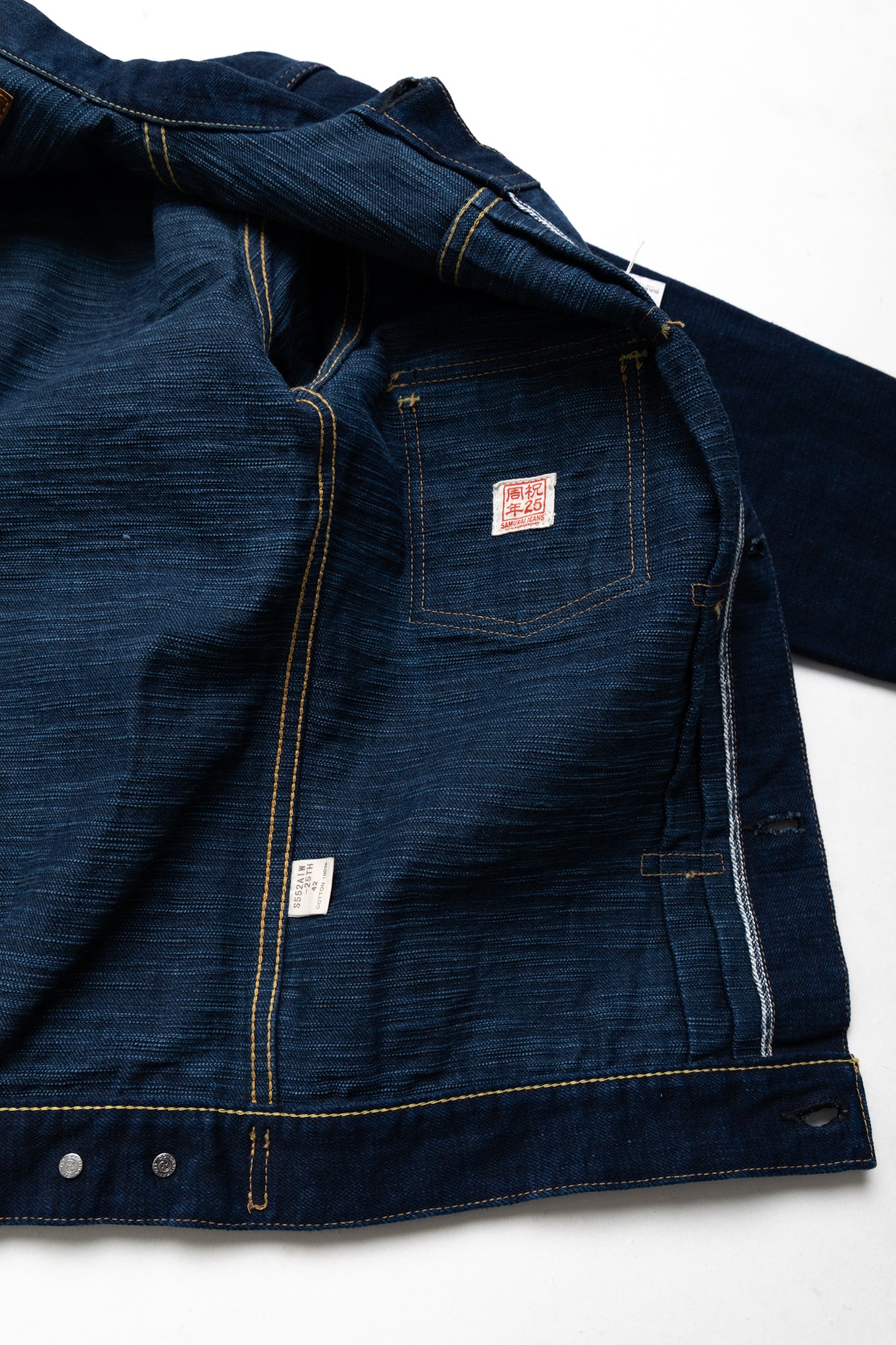 S552AIW-25TH 25th Anniversary 17oz "Ai-Shogun" Denim Jacket