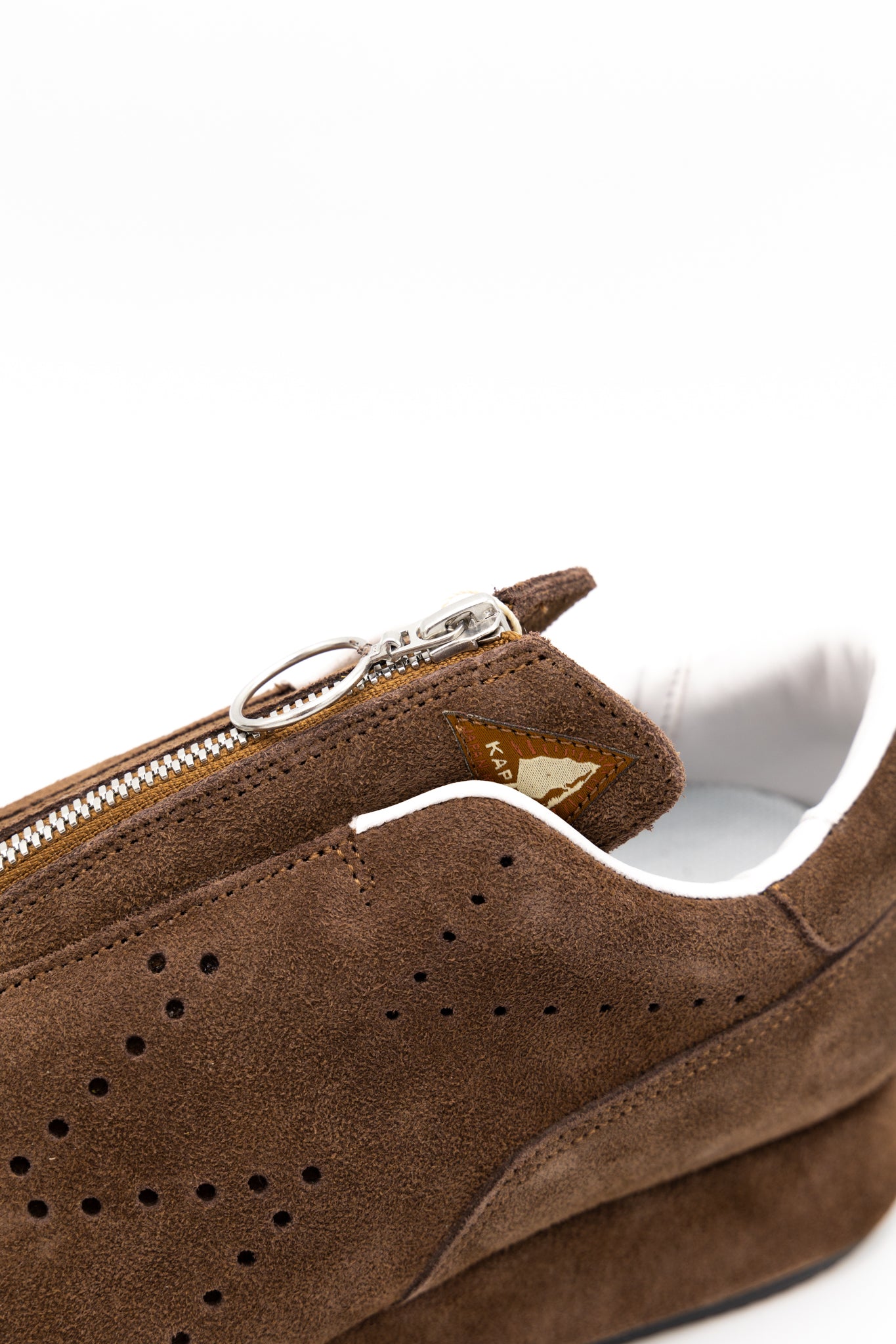 Suede ZIP-UP SPARROW Sneaker - Brown