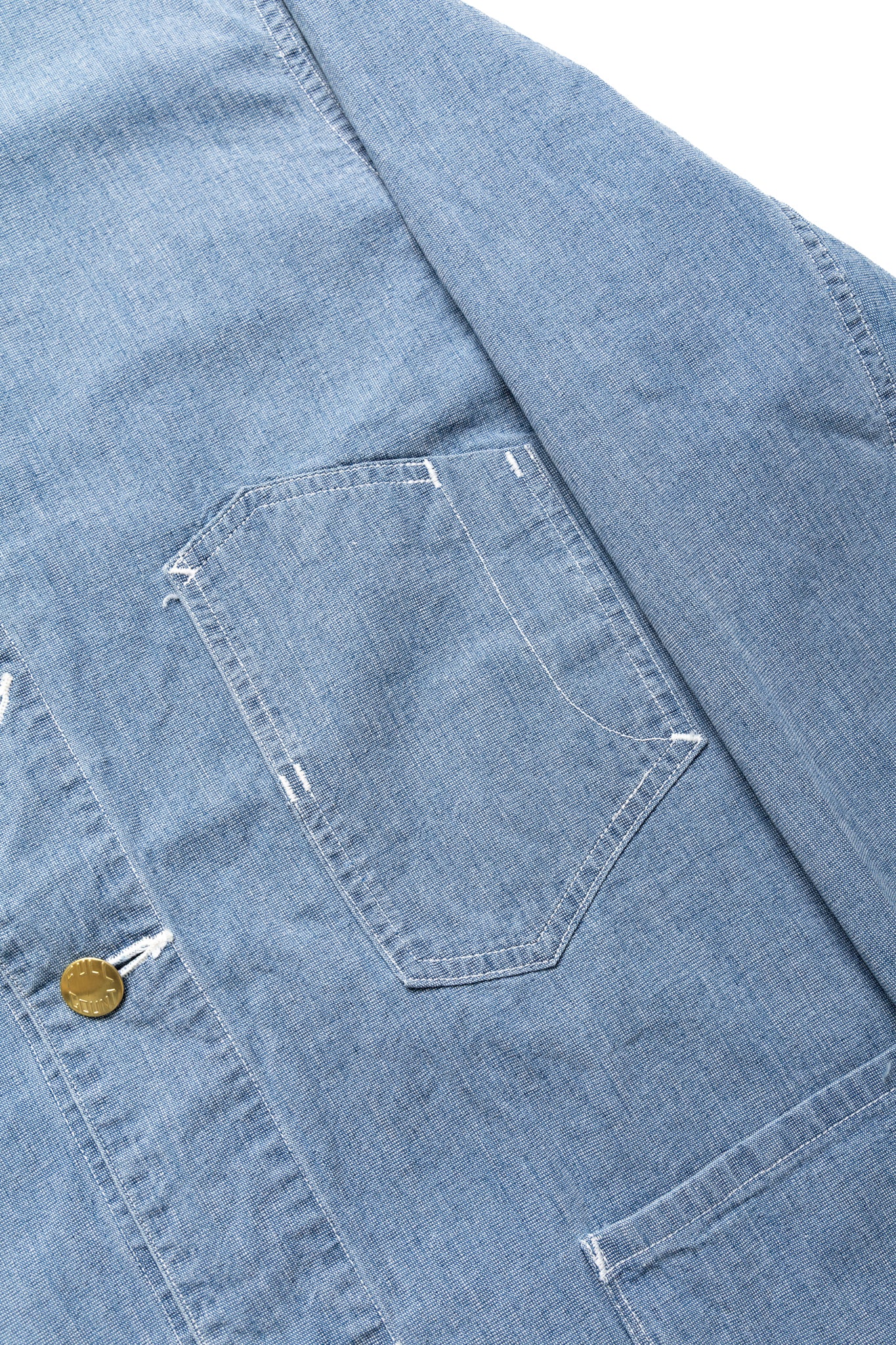Early 1900s Pin Head Chore Jacket - Indigo