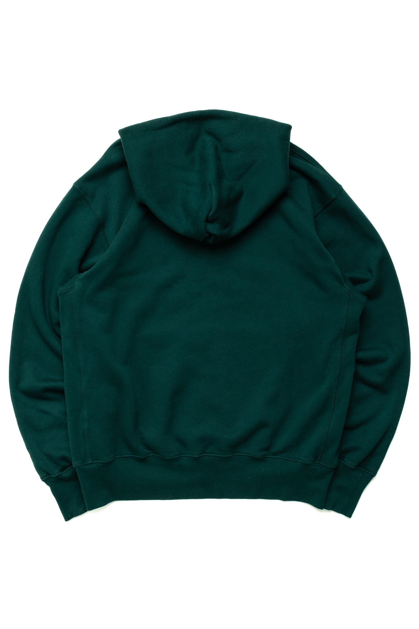 Cropped Zip Hoodie - Emerald