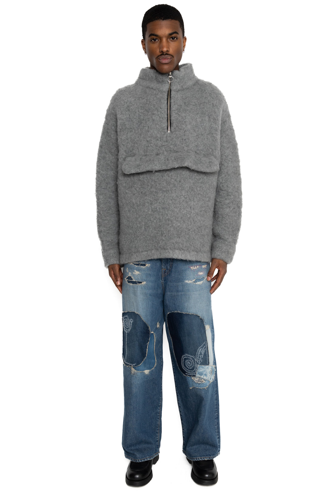 【IONSEOUL】Need Mohair Crop Jacket 4FM283 MOHAIR WOOL JACKET IONSEOUL(アイオンソウル) - 海外通販のBUYMA