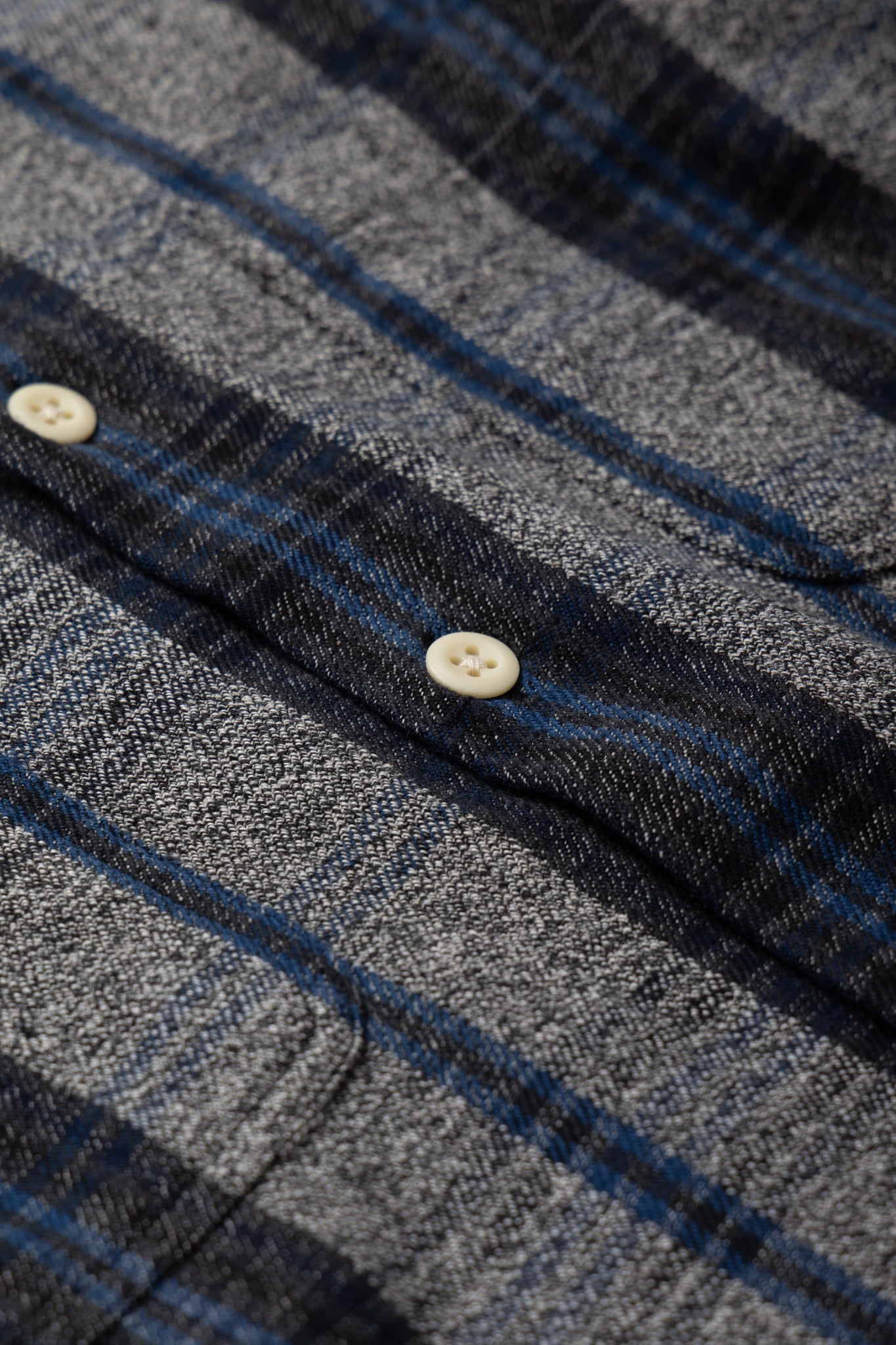 Round Tail Over Shirt - Grey