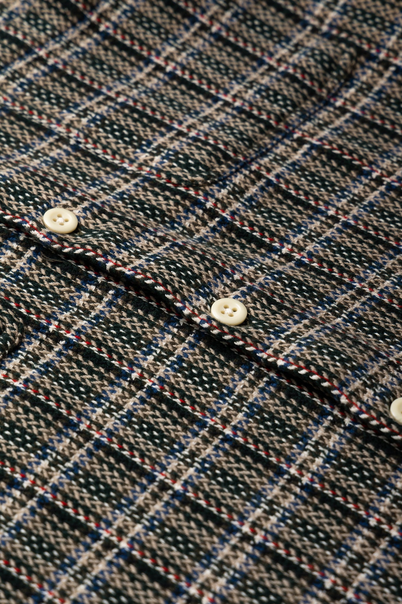 Round Tail Over Shirt - Beige