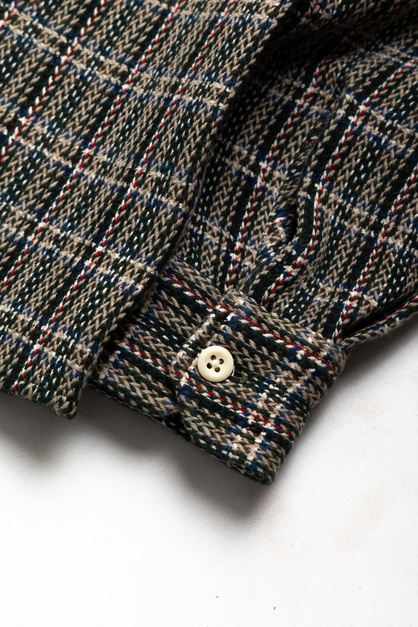 Round Tail Over Shirt - Beige