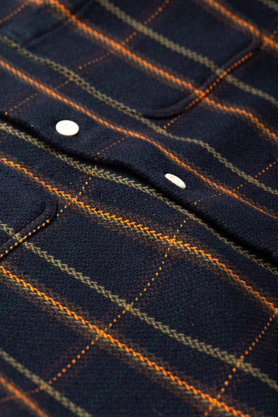 Round Tail Over Shirt - Navy