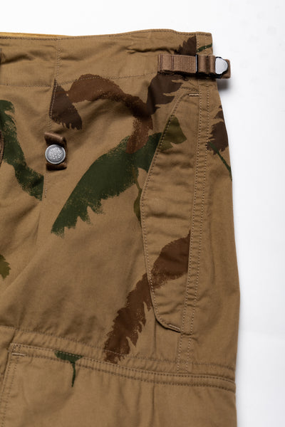 Combed Burberry FEATHER CAMO JUMBO Cargo Pants - Brown