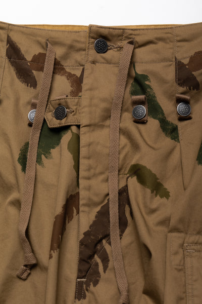 Combed Burberry FEATHER CAMO JUMBO Cargo Pants - Brown