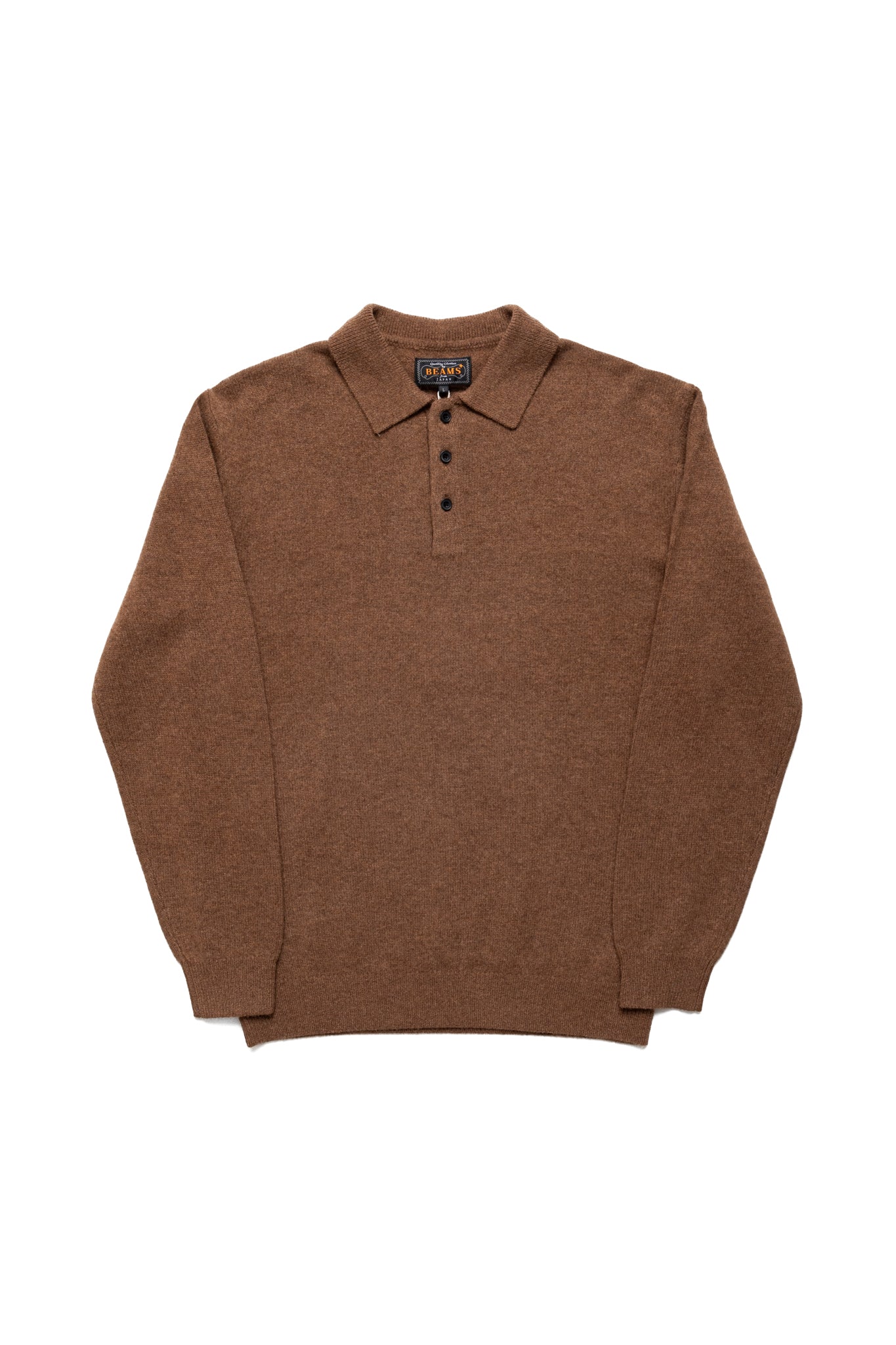 Knit Polo 9G - Brown