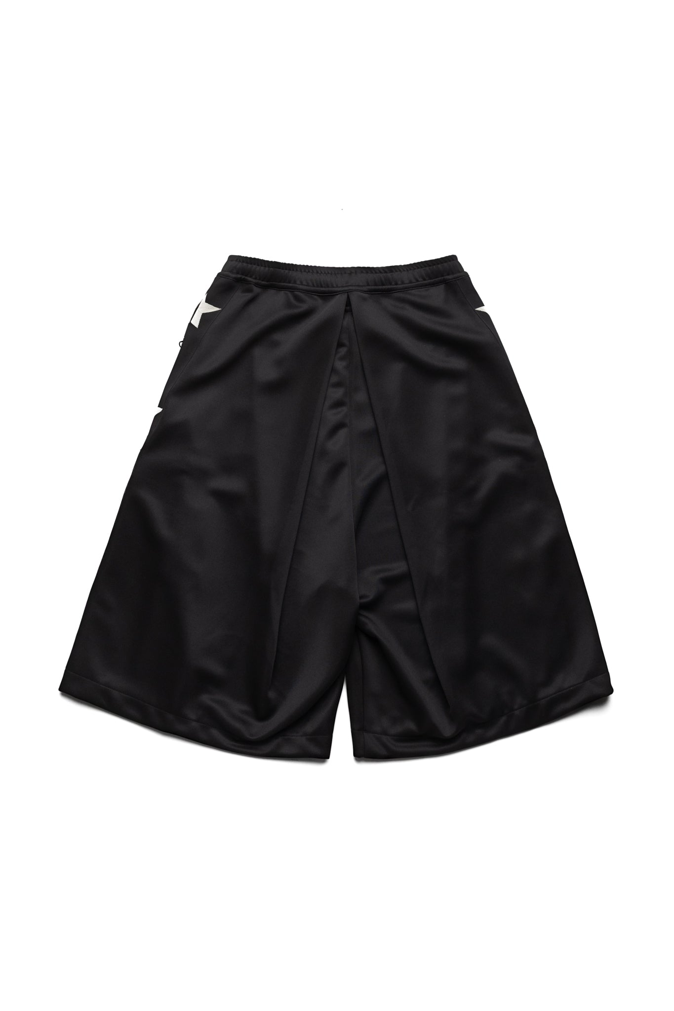 kapital ジャージ　米米トラックジョーツ（ベッツィーロス）　ブラック　2 Kapital Smooth Jersey KOME-KOME Track Jorts (BetsyRoss) - Black