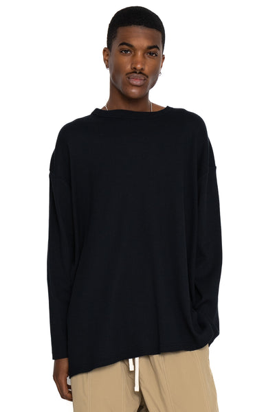 Waffle Thermal Shirt - Black