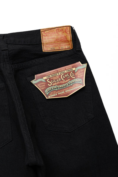 13oz Black Denim TYPE-lll Model Slim Fit