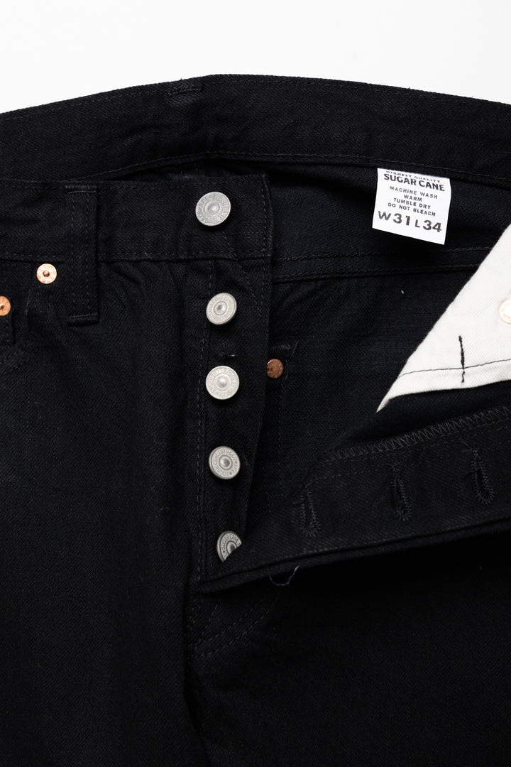 Sugar Cane 13oz Black Denim TYPE-lll Model Slim Fit – BLUE IN