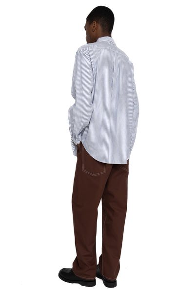 OX Stripe CLIP Shirt - Blue