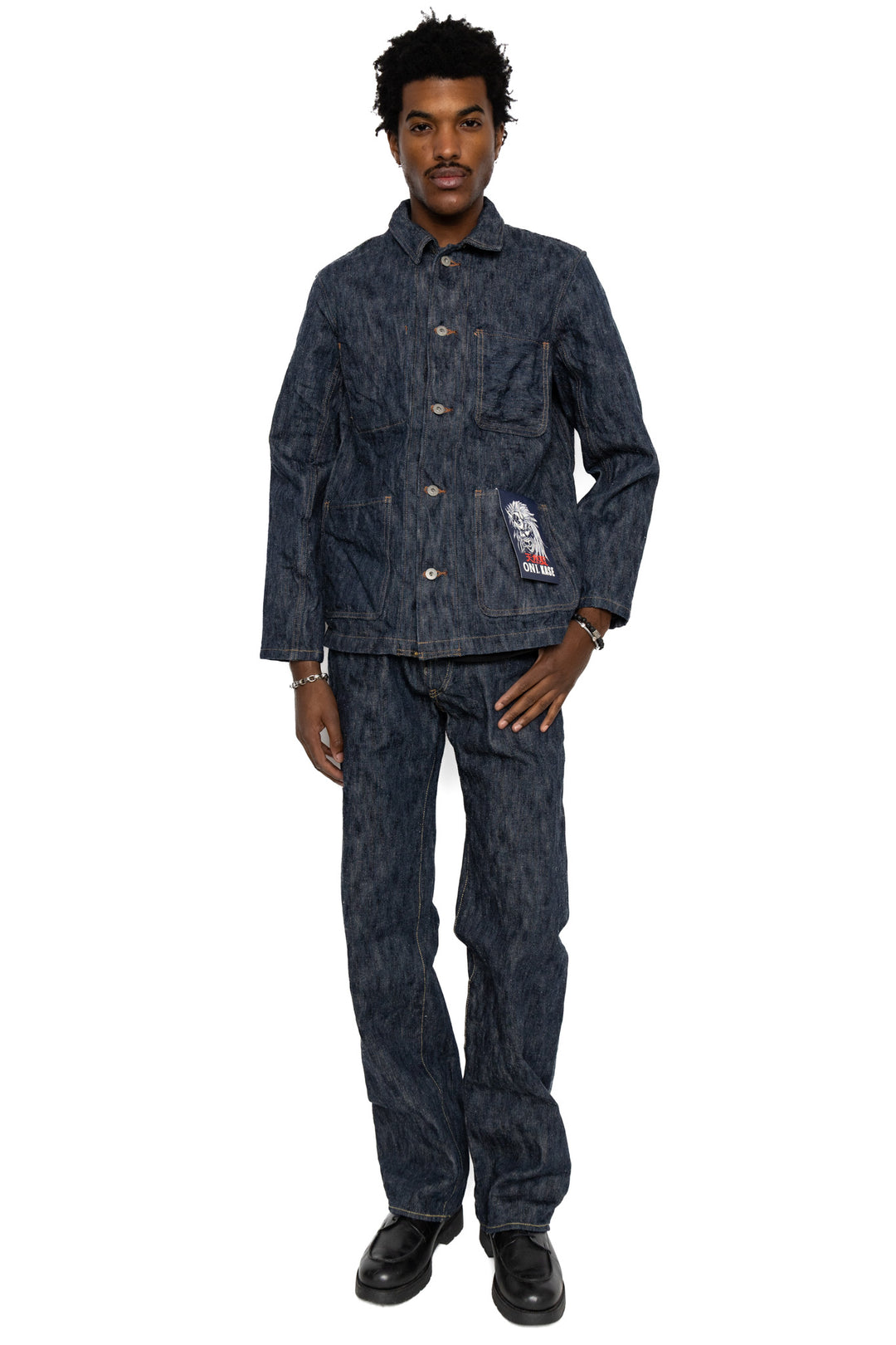 Oni Denim 200-ONI-KASE Wide Straight 16oz Natural Indigo ONIKASE