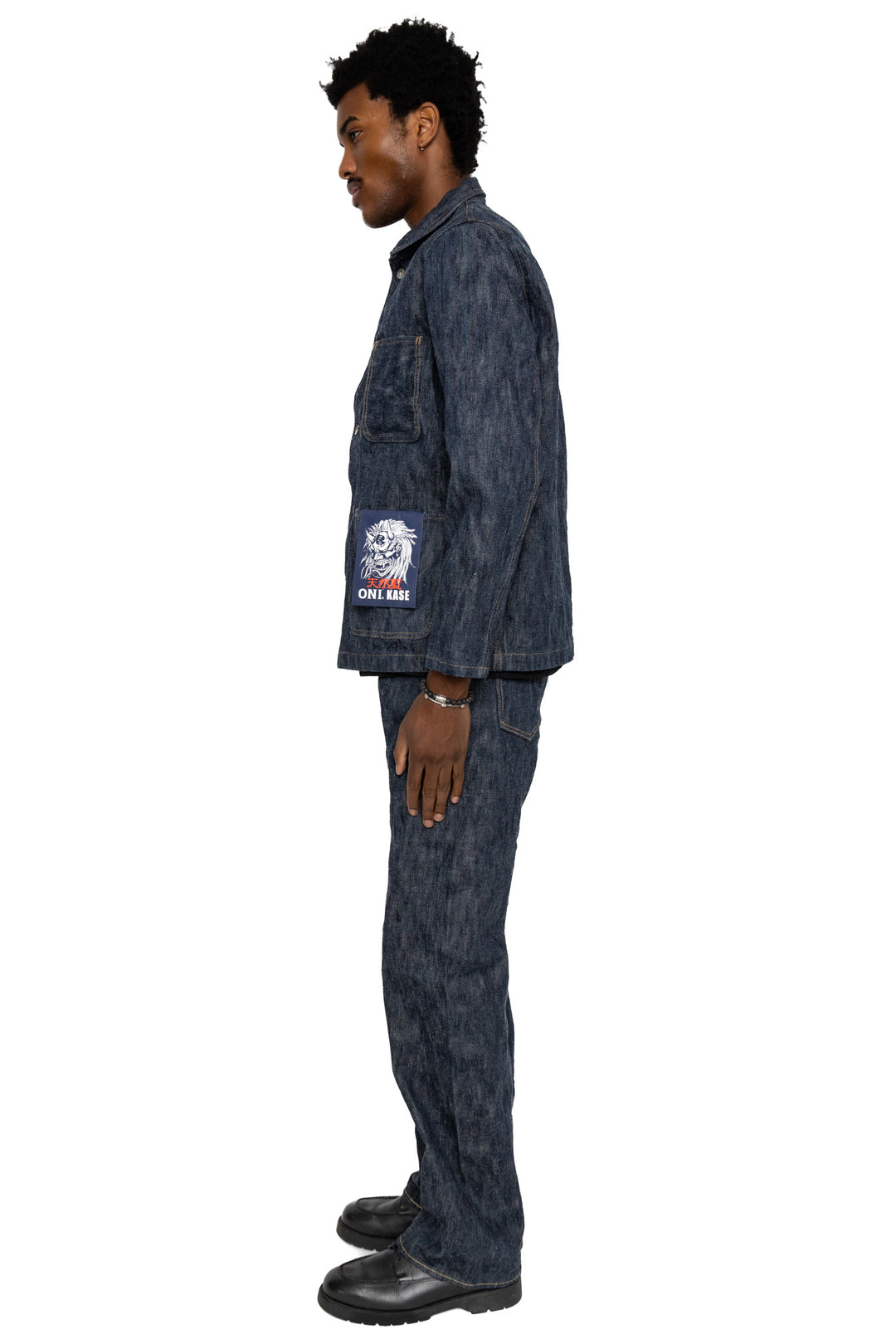 Oni Denim 200-ONI-KASE Wide Straight 16oz Natural Indigo ONIKASE