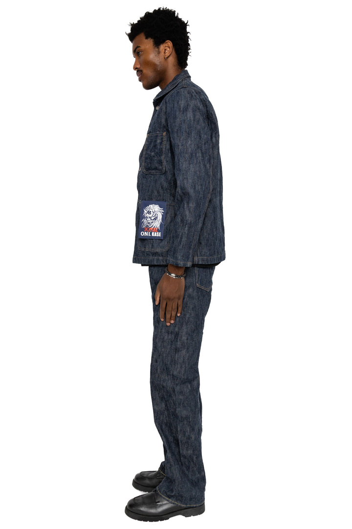 Oni Denim 200-ONI-KASE Wide Straight 16oz Natural Indigo ONIKASE