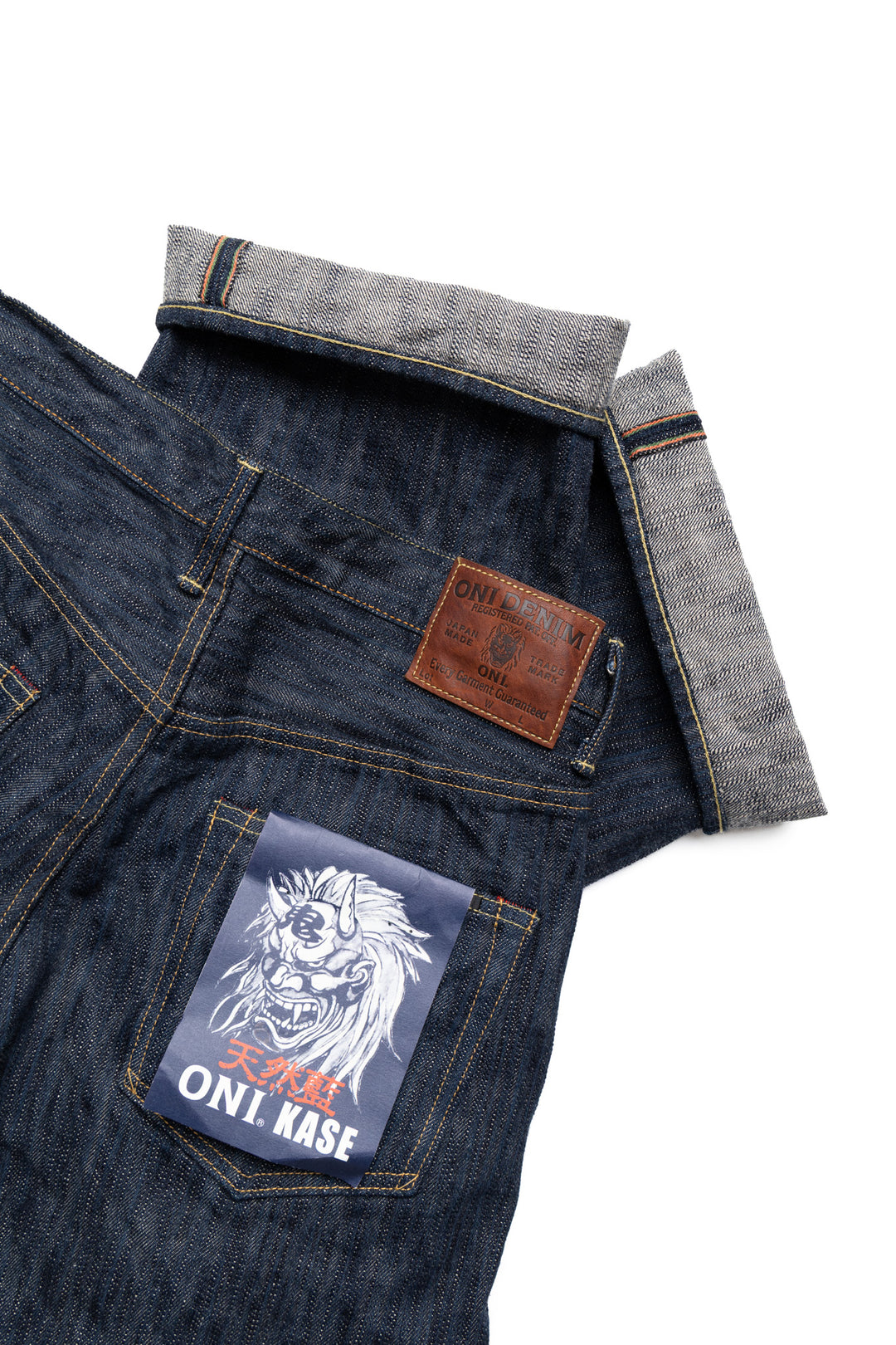 Oni Denim 200-ONI-KASE Wide Straight 16oz Natural Indigo ONIKASE