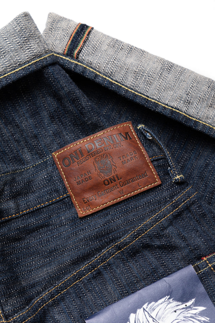 Oni Denim 200-ONI-KASE Wide Straight 16oz Natural Indigo ONIKASE