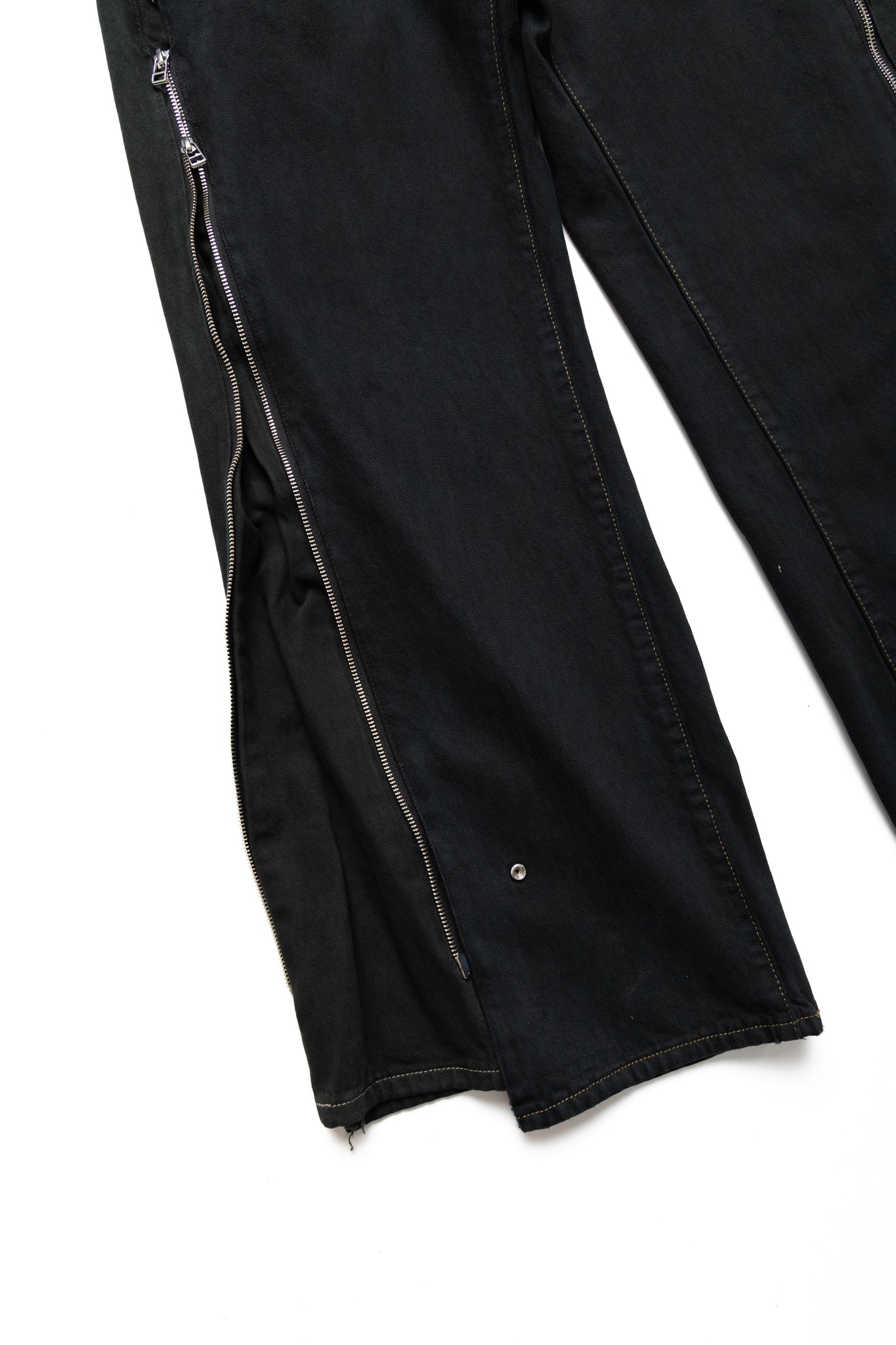 Zip Baggy Jeans Black - M (3)