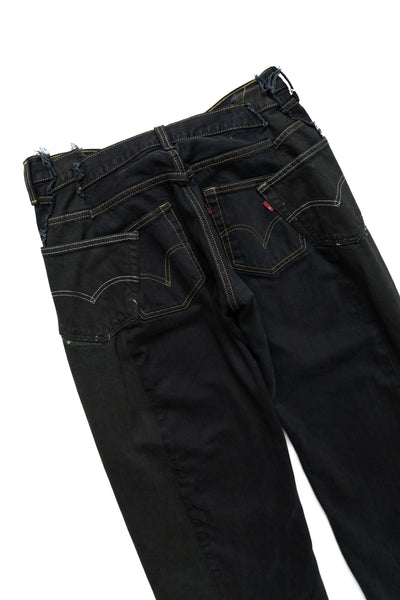 Zip Baggy Jeans Black - M (3)