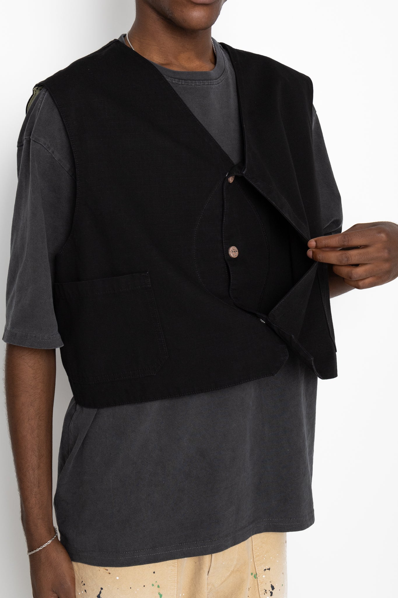 Ripstop Vest - Black