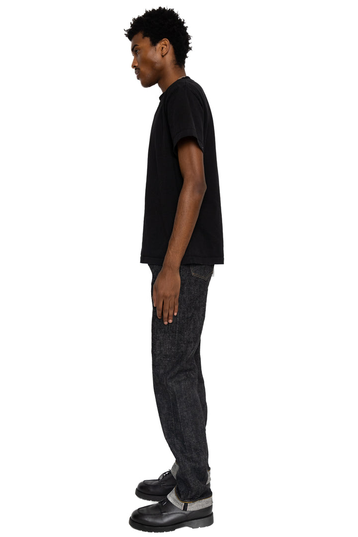 S710XX-BK 17oz Black Denim Mid Rise Slim Straight – BLUE IN GREEN SOHO