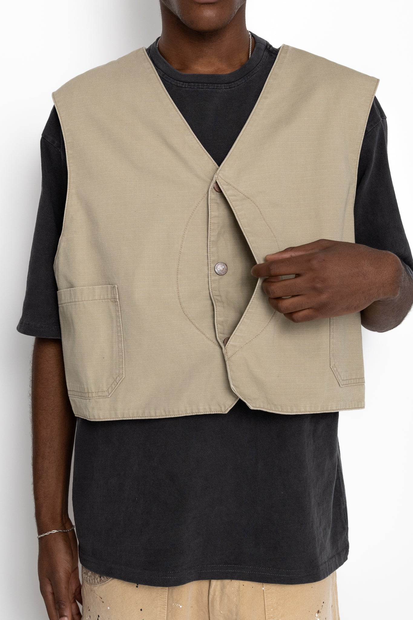 Ripstop Vest - Khaki