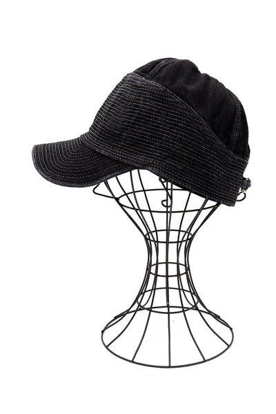 11.5oz BLKxBLK Denim THE OLD MAN AND THE SEA Cap