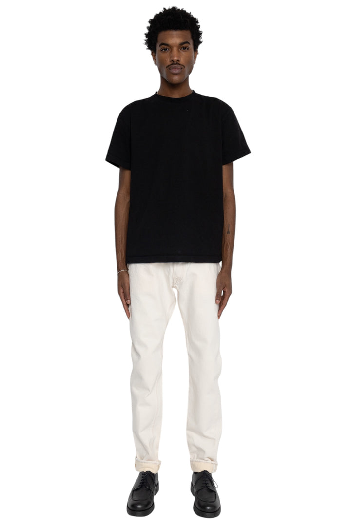 1172-2 14oz Ecru Selvedge 5 Pocket Pants Relax Tapered – BLUE IN