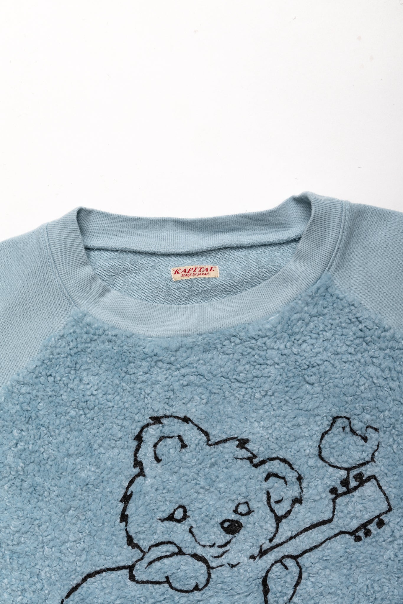30/- SWT Knit x Fur GRIZZLY SWT (Little Bear & Harmony) - Light Blue