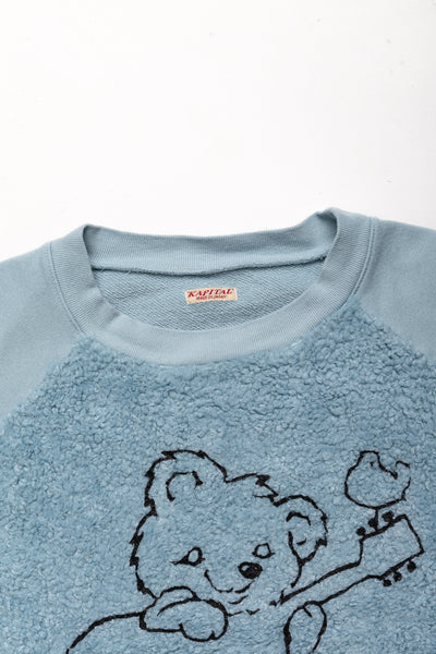 30/- SWT Knit x Fur GRIZZLY SWT (Little Bear & Harmony) - Light Blue