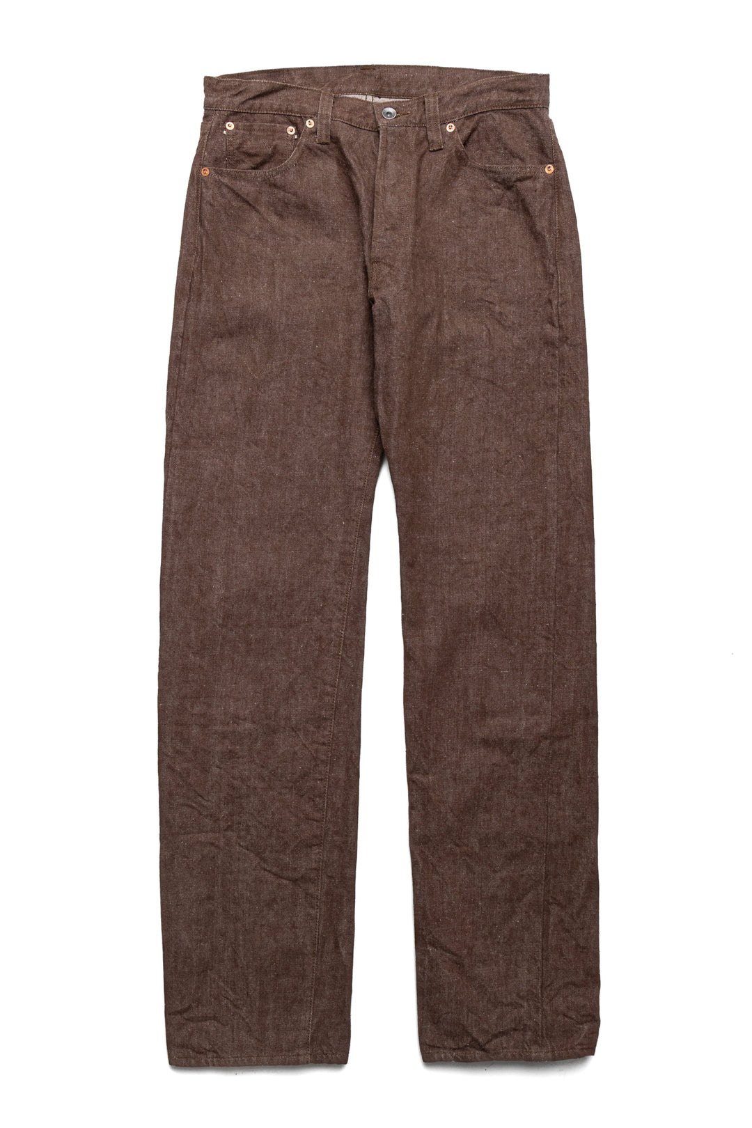 Samurai Jeans S0150BRX 15oz Kanoko Brown Denim Regular Straight