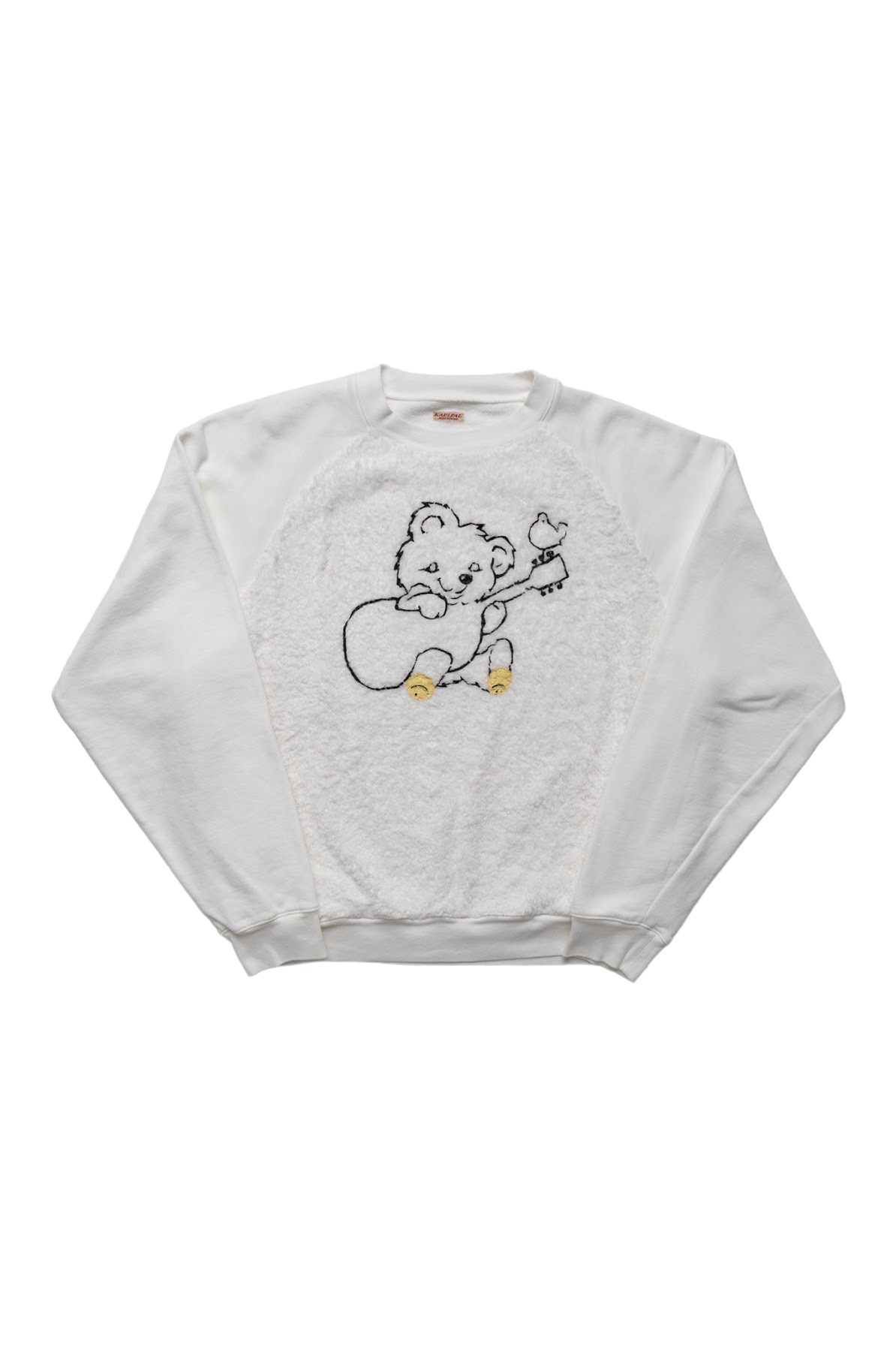 30/- SWT Knit x Fur GRIZZLY SWT (Little Bear & Harmony) - White